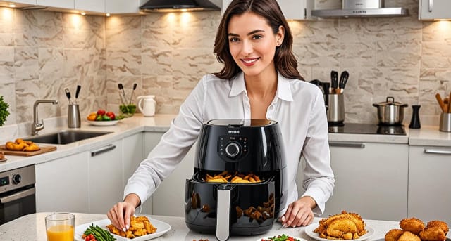 Elevate Your Kitchen Game: Philips Air Fryer HD9100 Delivers Healthier Meals on a Budget